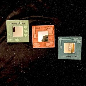 Kitchen Mirrored Wall Art 🖼️